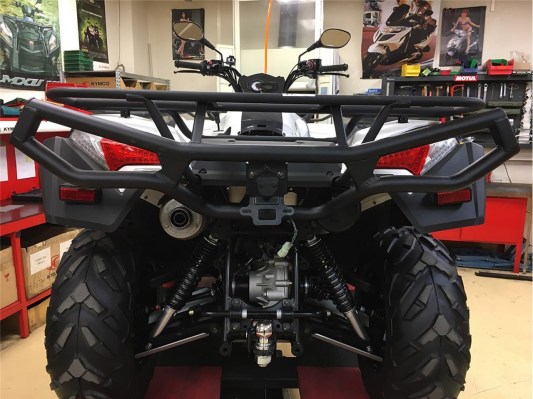 pare choc arrière rival mxu kymco